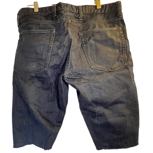 GAP Men’s Jean Shorts Slim Black Size  36/32 - Picture 5 of 5